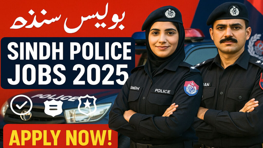 Sindh Police Jobs 2025 - Join now by Applying online